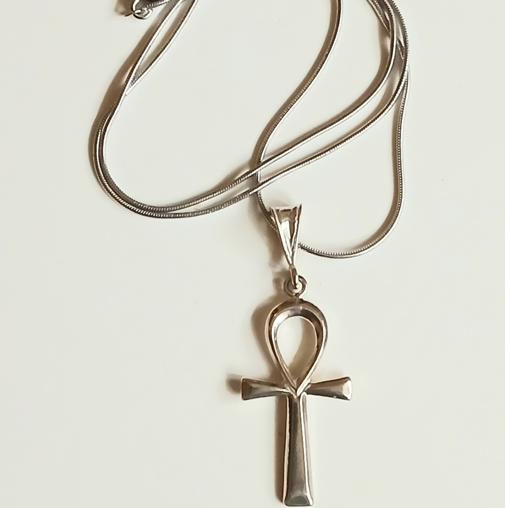 Sterling Silver Ankh Pendant